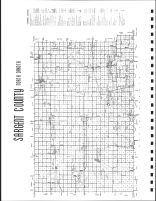 Sargent County Map, Sargent County 1981